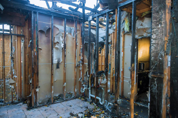 Professional Fire Board Up technician working in Chester, VA